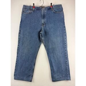 Eddie Bauer Jeans Mens 42x36 Classic Fit Blue Original Denim Medium Wash